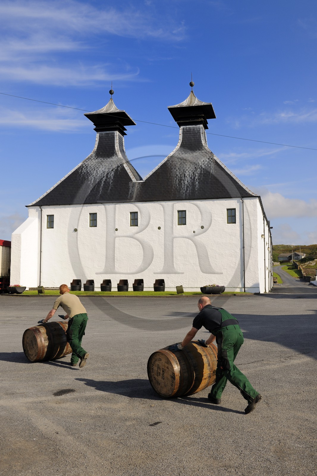 Royaume-Uni, Ecosse, Hébrides intérieures, Ile de Islay, Port Ellen, distillerie de whisky Ardbeg