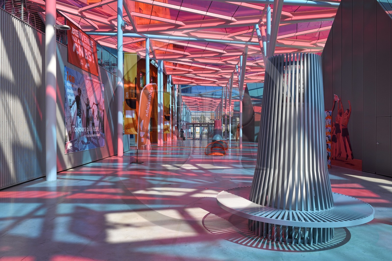 France, Meurthe et Moselle (54), Nancy, le campus ARTEM (Art, Technologie, Management)