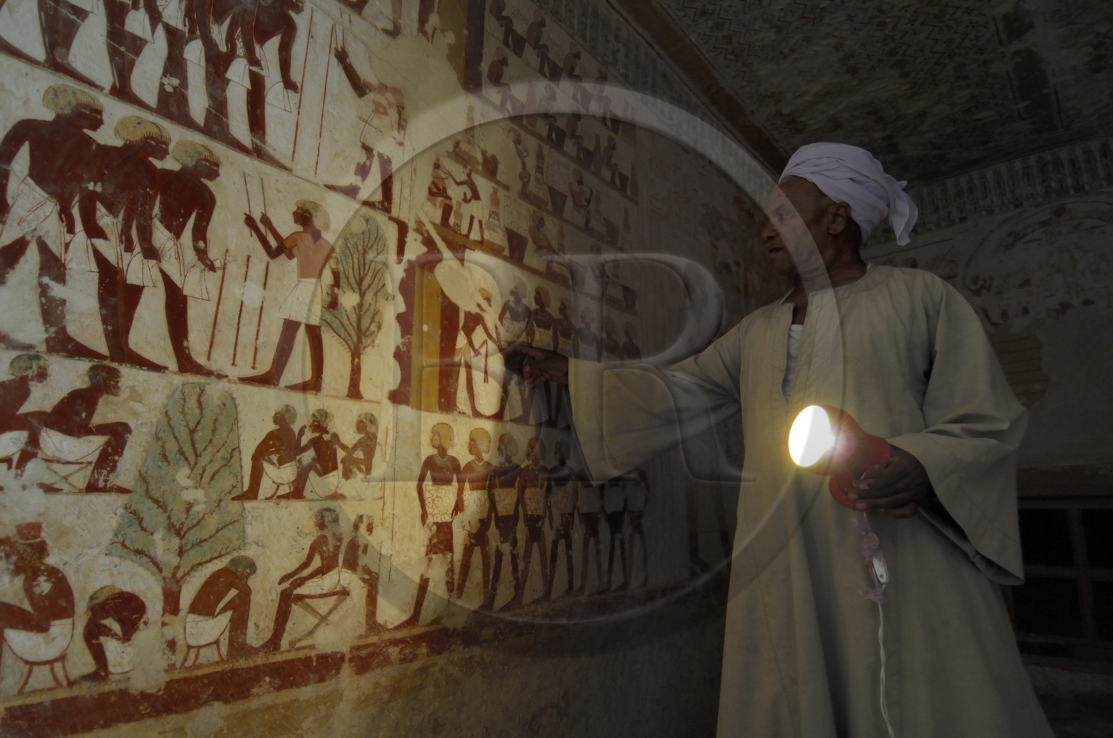 Egypt, Upper Egypt, Nile Valley, surroundings of Luxor, West bank, Thebes Necropolis listed as World Heritage by UNESCO, nobles tombs, tomb of Ouserhat