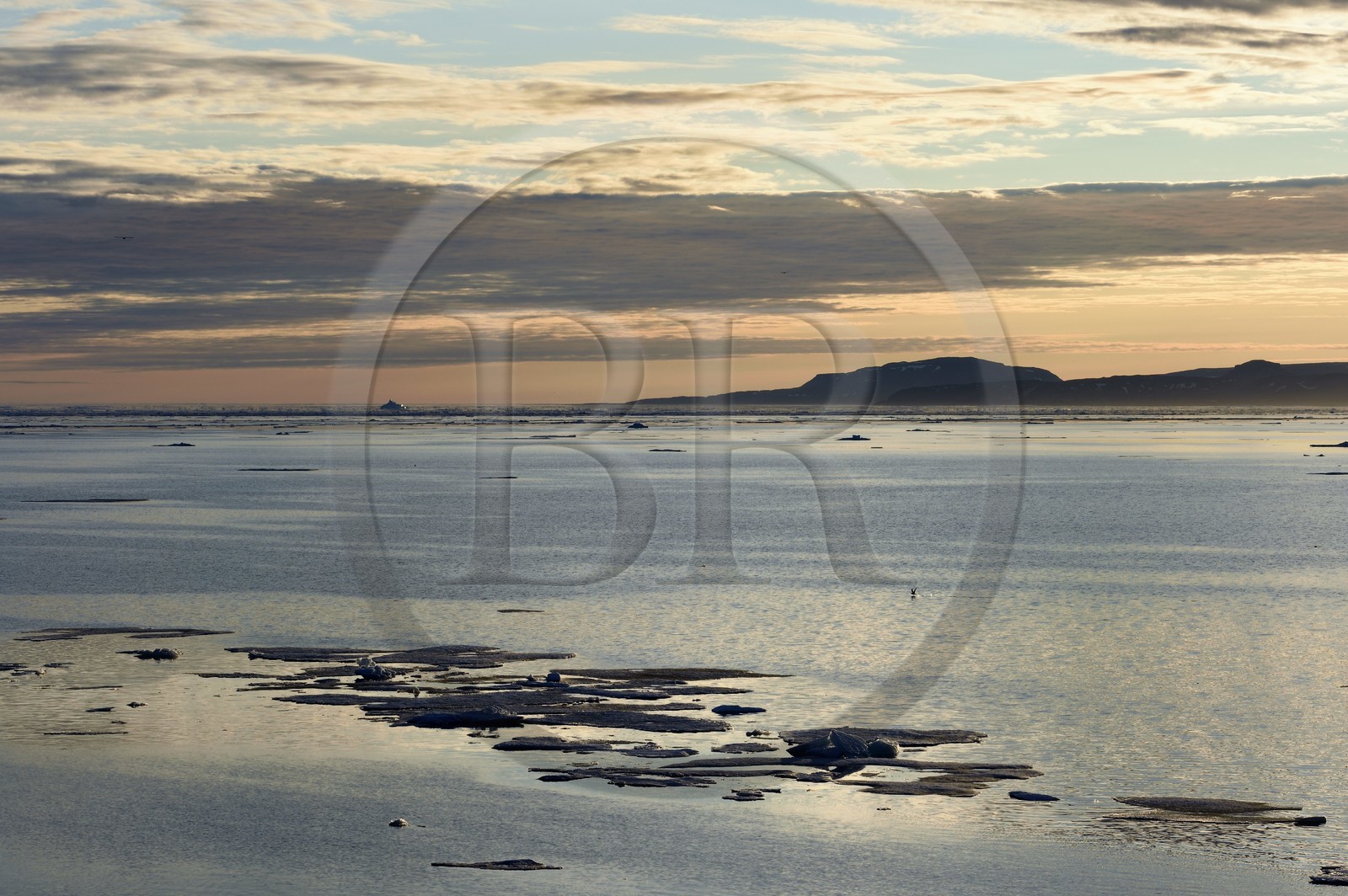 Greenland, North West coast, Smith sound, melting ice floe