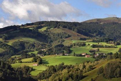 France, Pyrenees Atlantiques, Basque Country, Aldudes valley farms