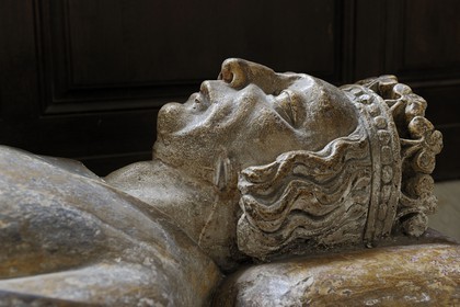 France, Seine-Maritime (76), Rouen, cathédrale Notre-Dame de Rouen, gisant de Guillaume-Longue-Epée duc de Normandie et fils de Rollon