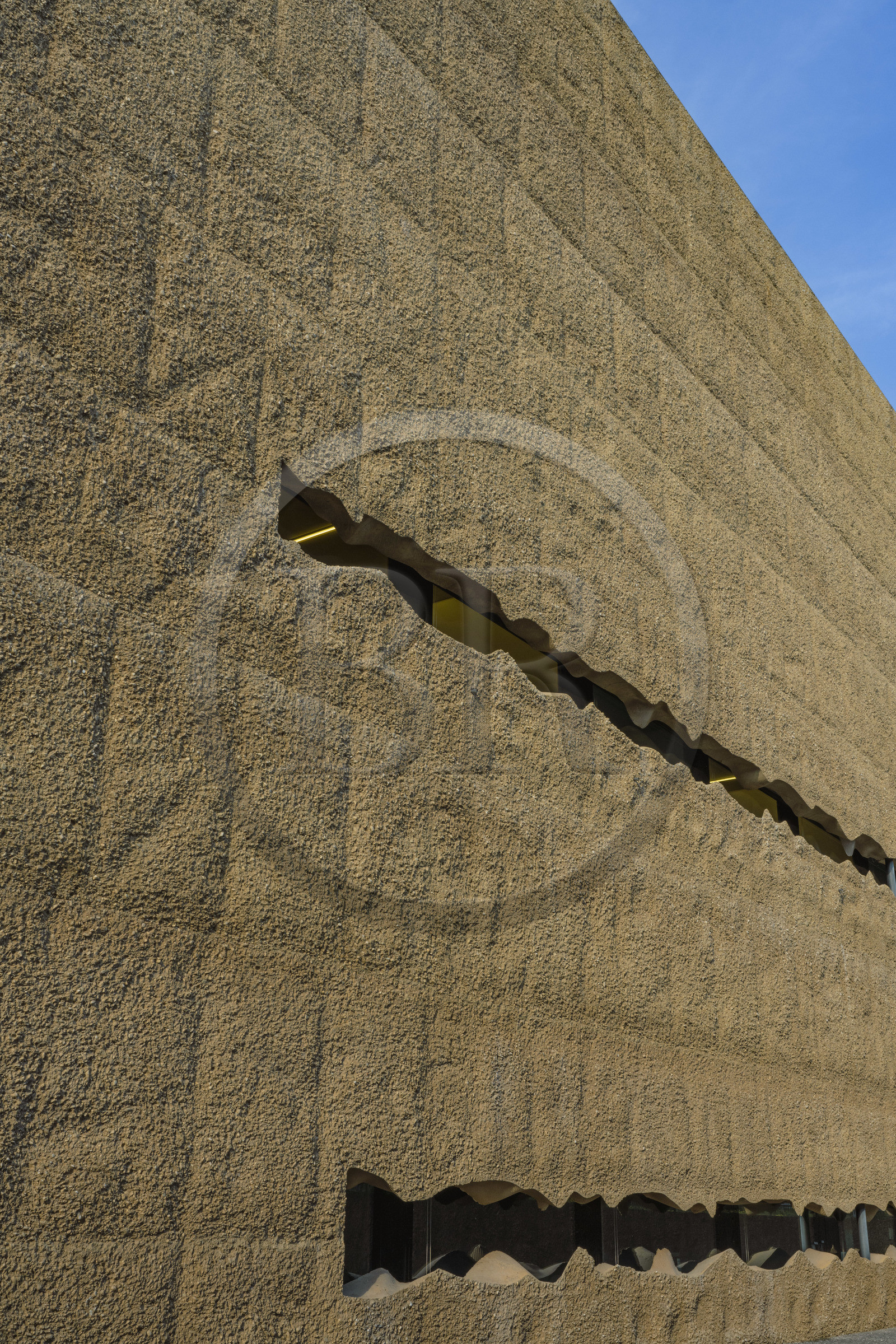 Switzerland, Basel, the Schaulager by the architects Herzog and de Meuron, the external facade