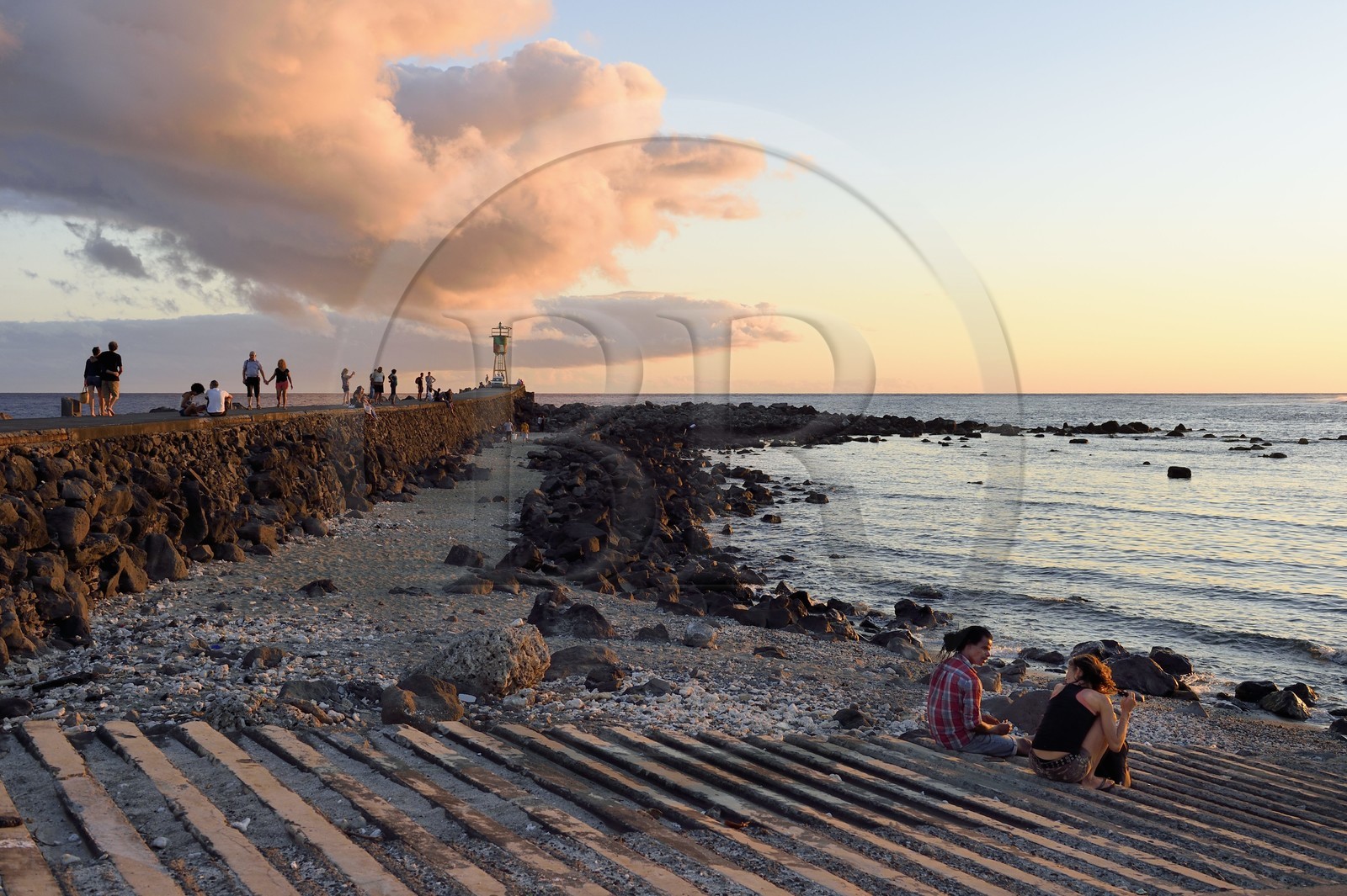 France, Reunion island (French overseas department), Saint Pierre, the southern end of the lagoon of Saint-Pierre at a place called Terre Sainte