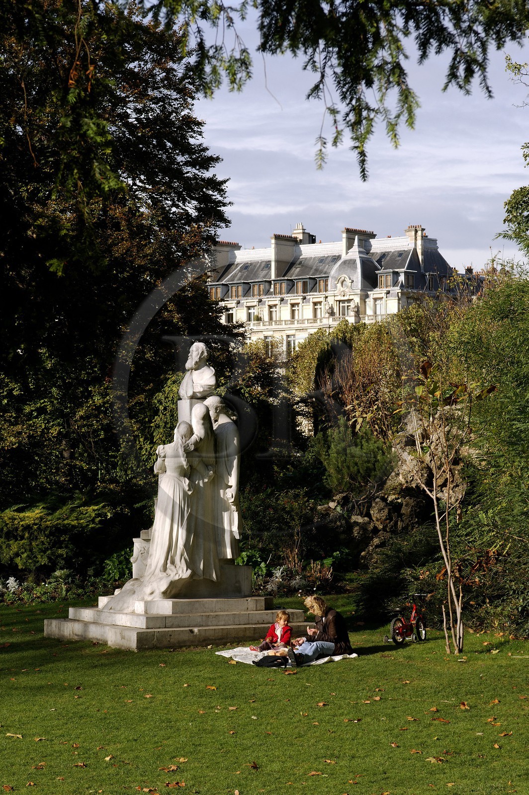 France, Paris, Monceau Park