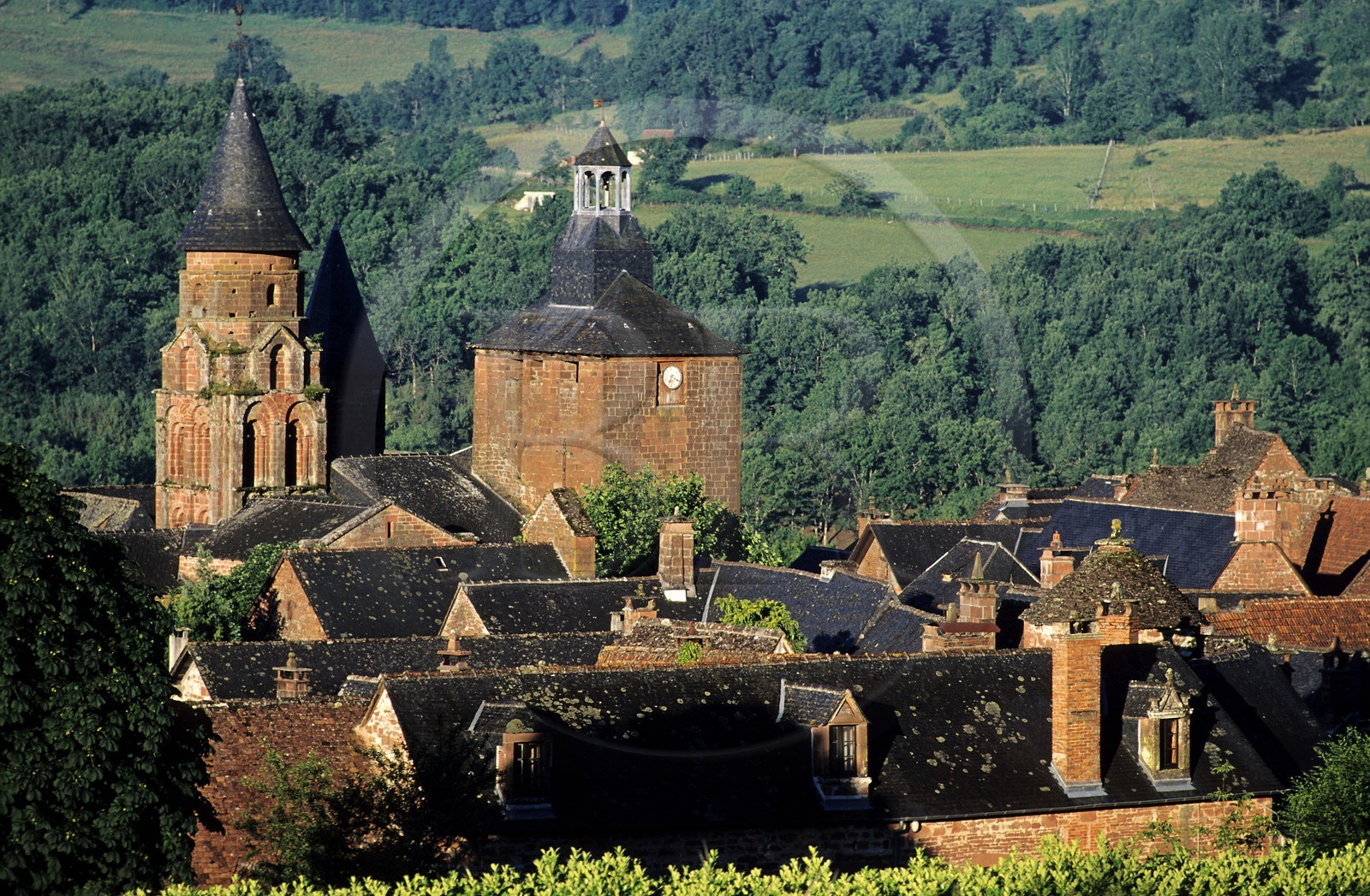France, Correze, Collonges la Rouge village, labelled Les Plus Beaux Villages de France (The Most Beautiful Villages of France)