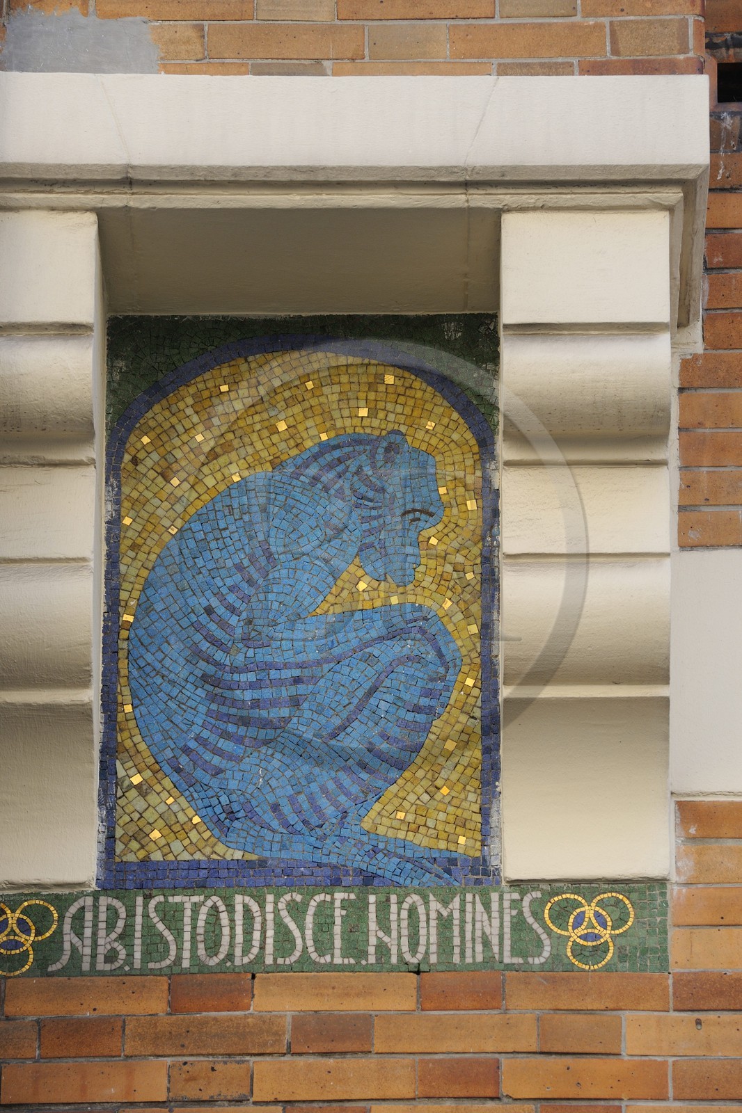 France, Val de Marne, Vincennes, artist house with animal scenery at 13 rue Gérard Eugenie