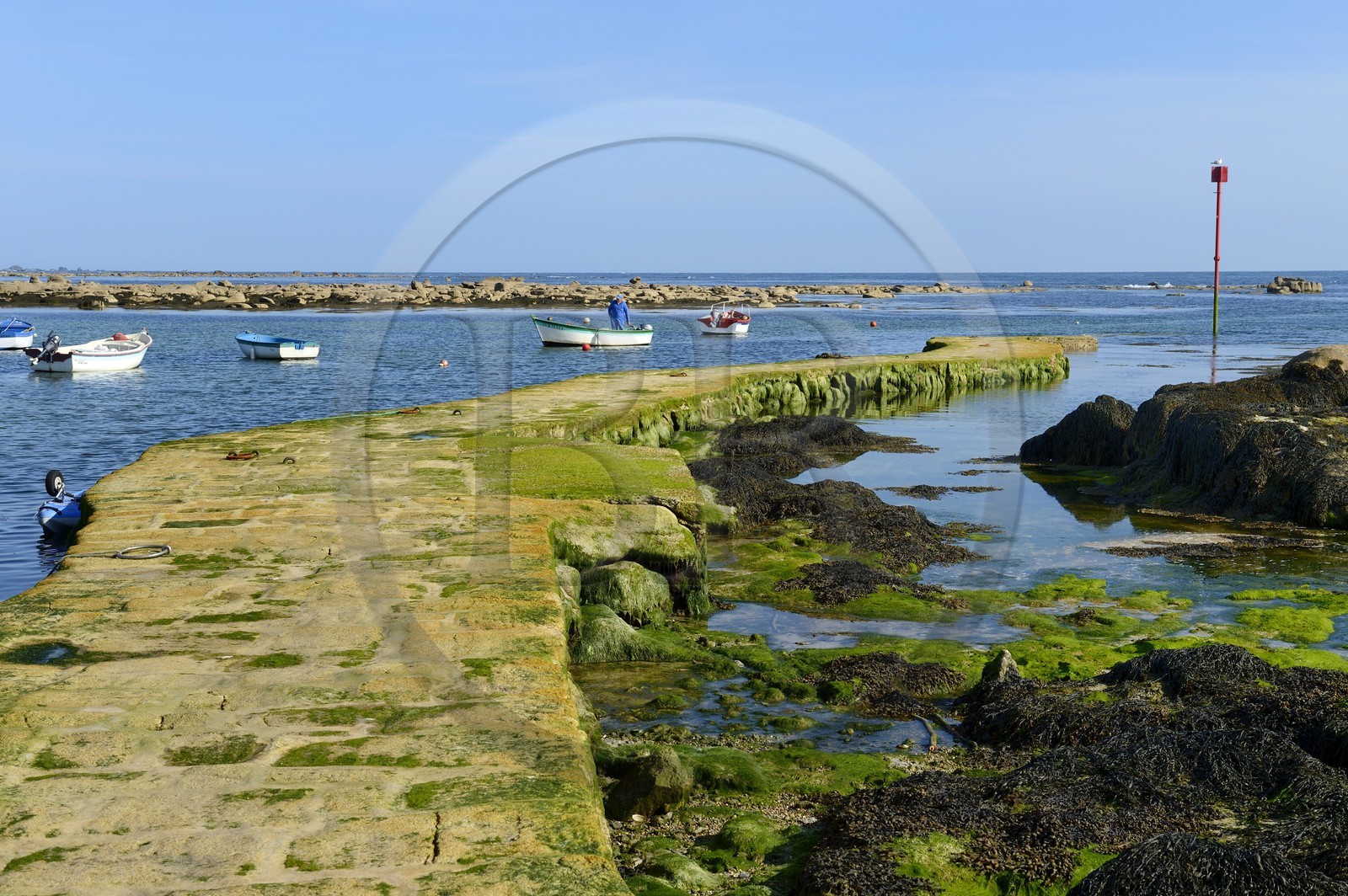France, Finistere, Penmarch, Pointe de Penmarc'h, St Pierre Harbour