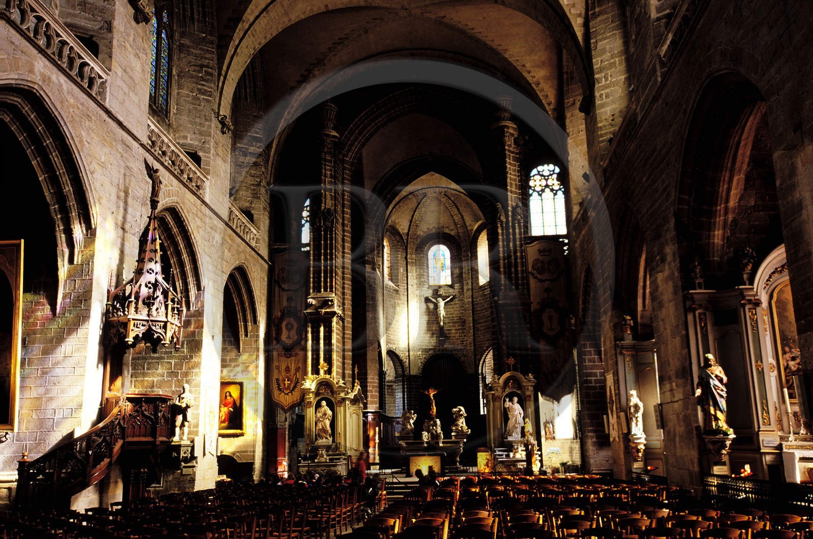 France, Morbihan (56), Vannes, la cathédrale Saint-Pierre