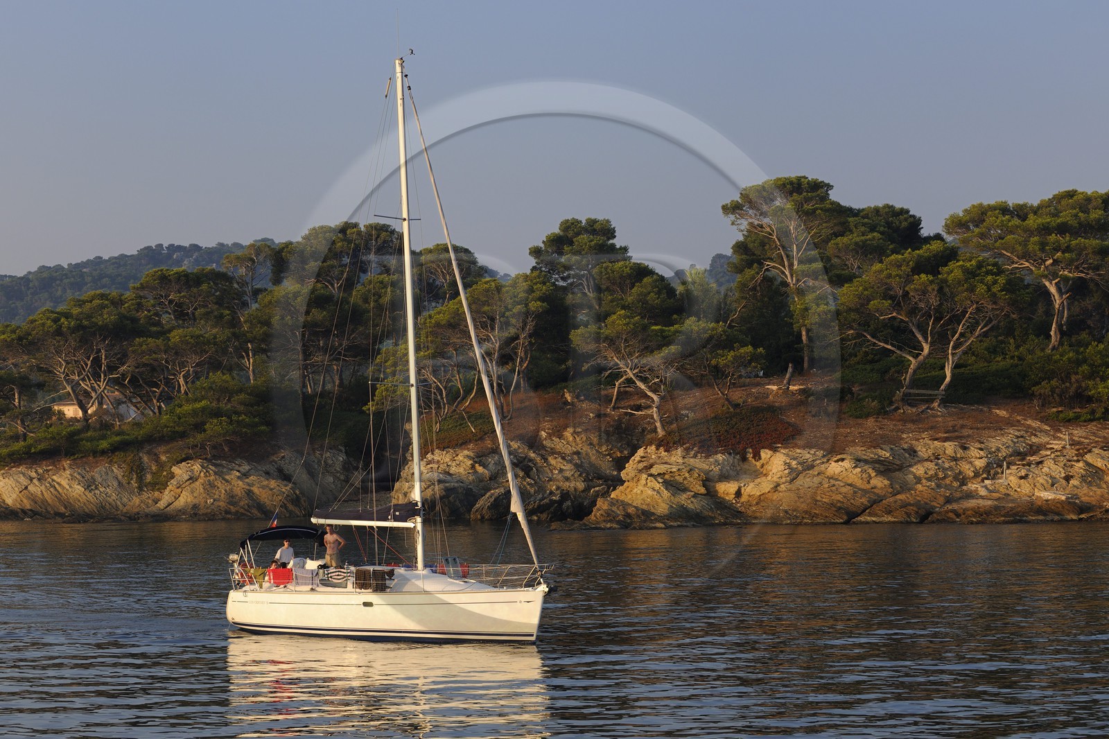 France, Var (83), Iles d'Hyères, parc national de Port-Cros, île de Porquerolles