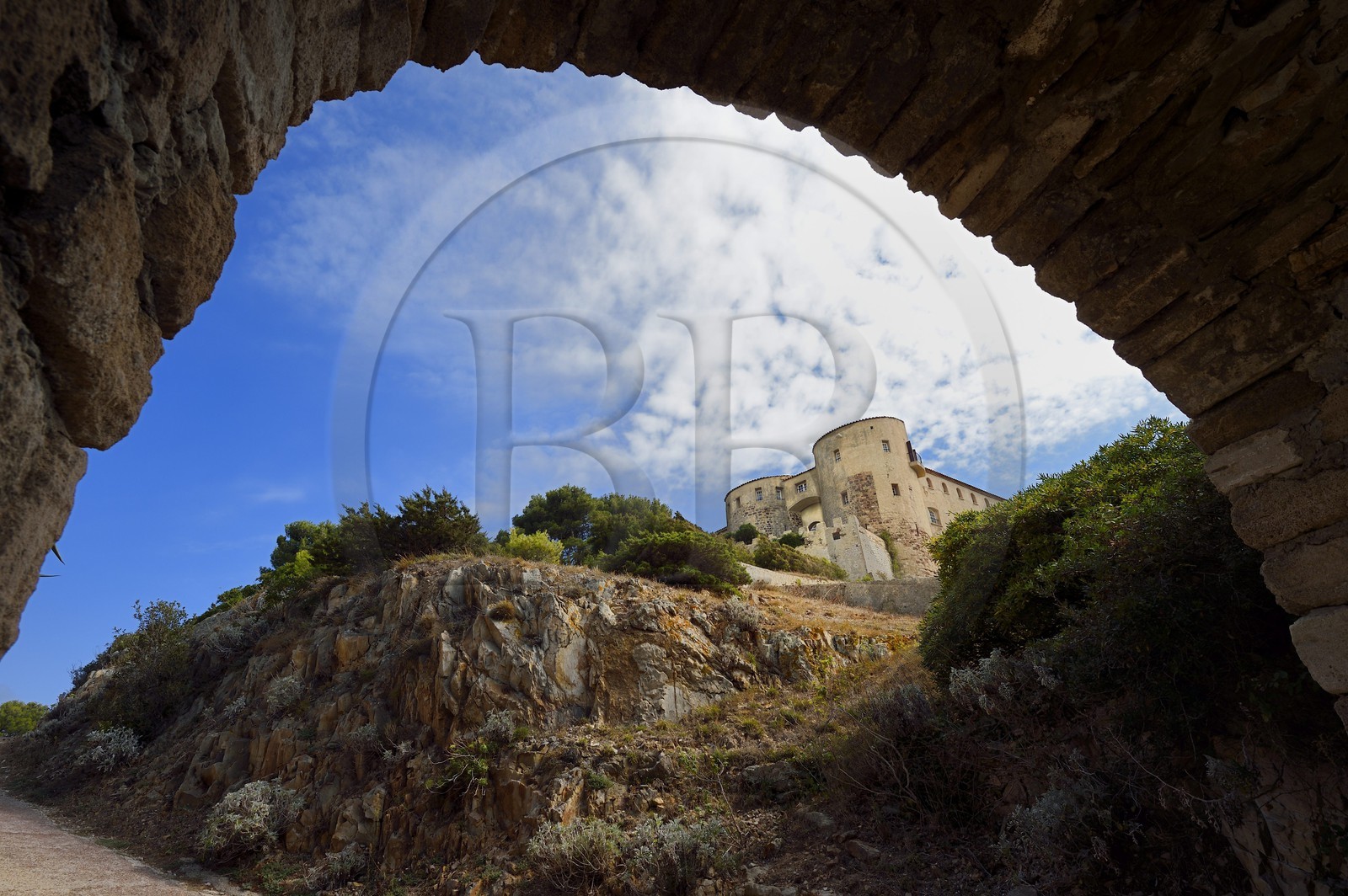 France, Var, Bormes les Mimosas, Brégancon Fort, official residence of the President of the Republic