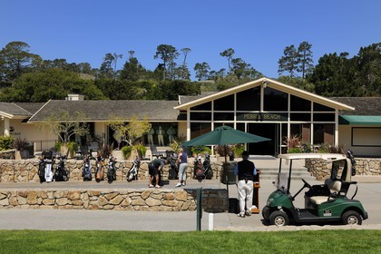 Etats-Unis, Californie, 17 mile drive, golf de Peeble Beach