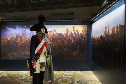 Italy, Piedmont, Marengo Museum, the Battle of Marengo was fought on 14 June 1800 between the victory French forces under Napoleon Bonaparte and Austrian forces near the city of Alessandria 70km north of Genoa