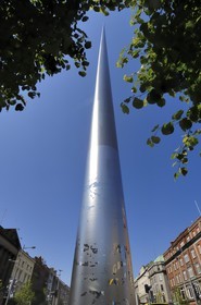 Irlande, Dublin, The Spire of Dublin (aiguille en acier haute de 120m)