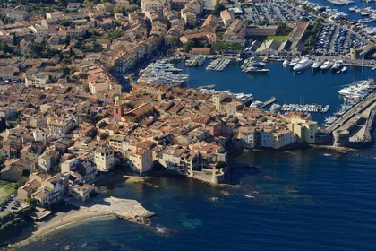 France, Var (83), Saint-Tropez, (vue aérienne)
