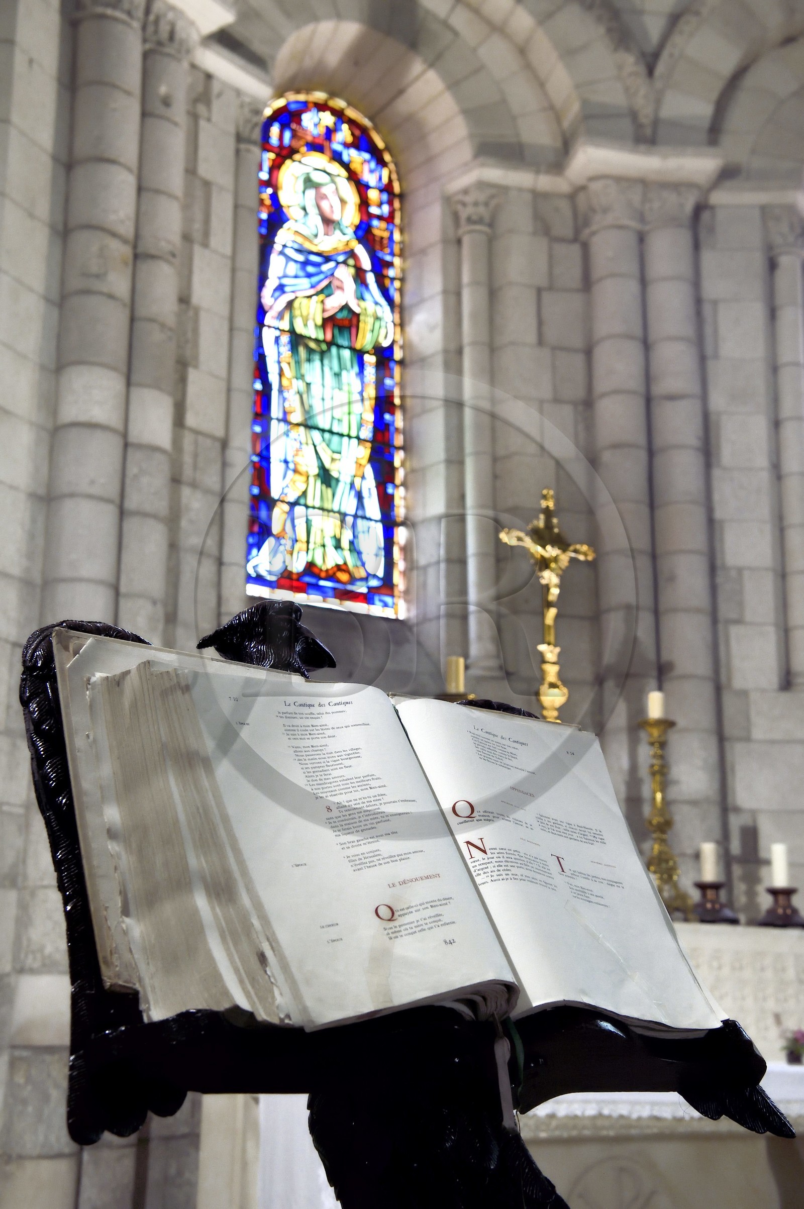 France, Charente-Maritime (17),  Saintonge, Saintes, église Sainte-Marie ancienne église abbatiale de l'Abbaye aux Dames