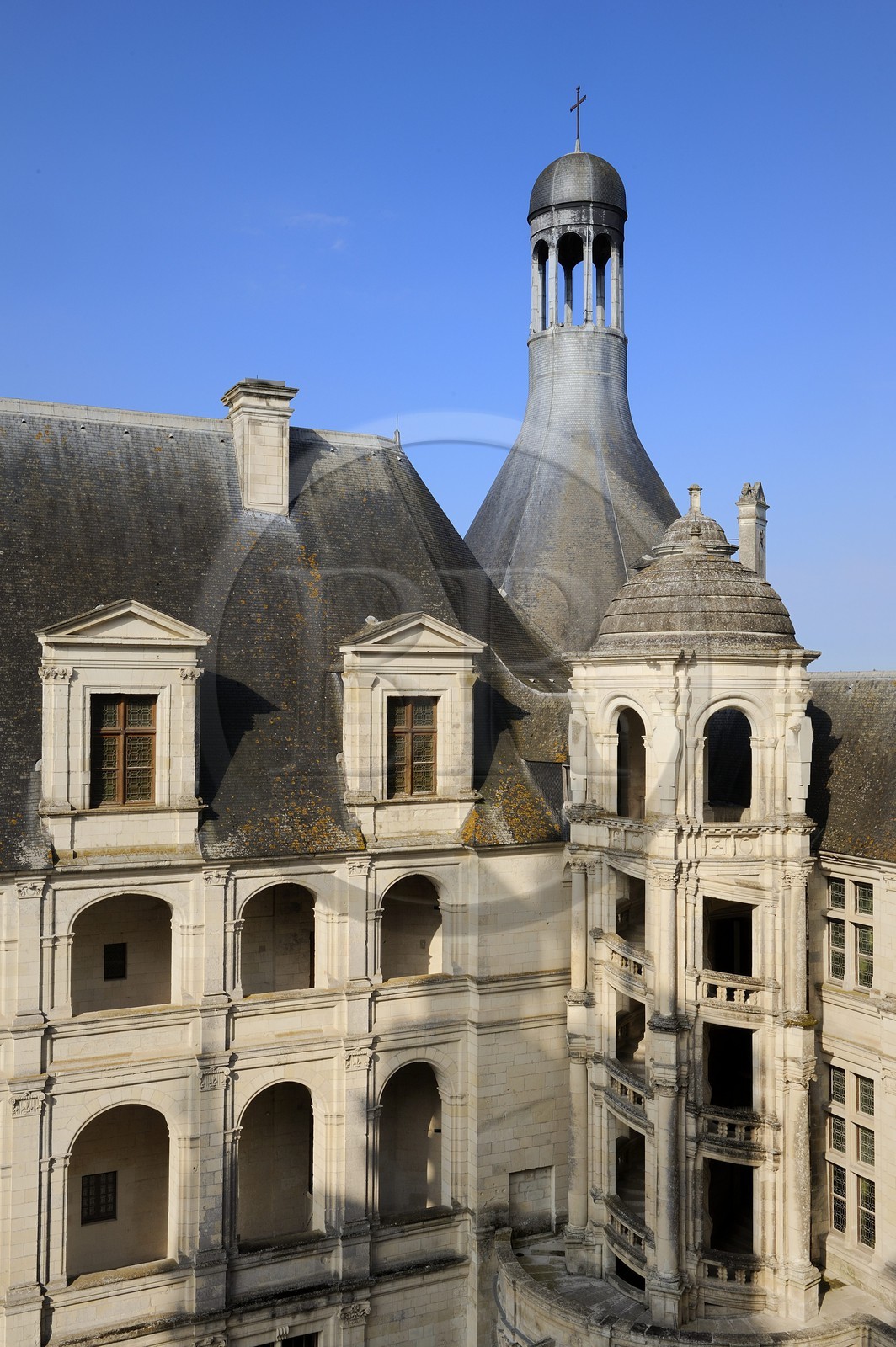 France, Loir et Cher (41), Vallée de la Loire classée Patrimoine Mondial de l' UNESCO, château de Chambord