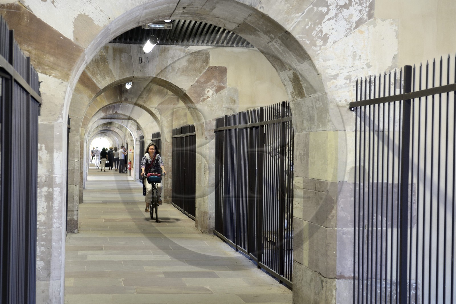France, Bas Rhin, Strasbourg, old town listed as World Heritage by UNESCO, Petite France District, the Barrage Vauban (Vauban weir) crossing