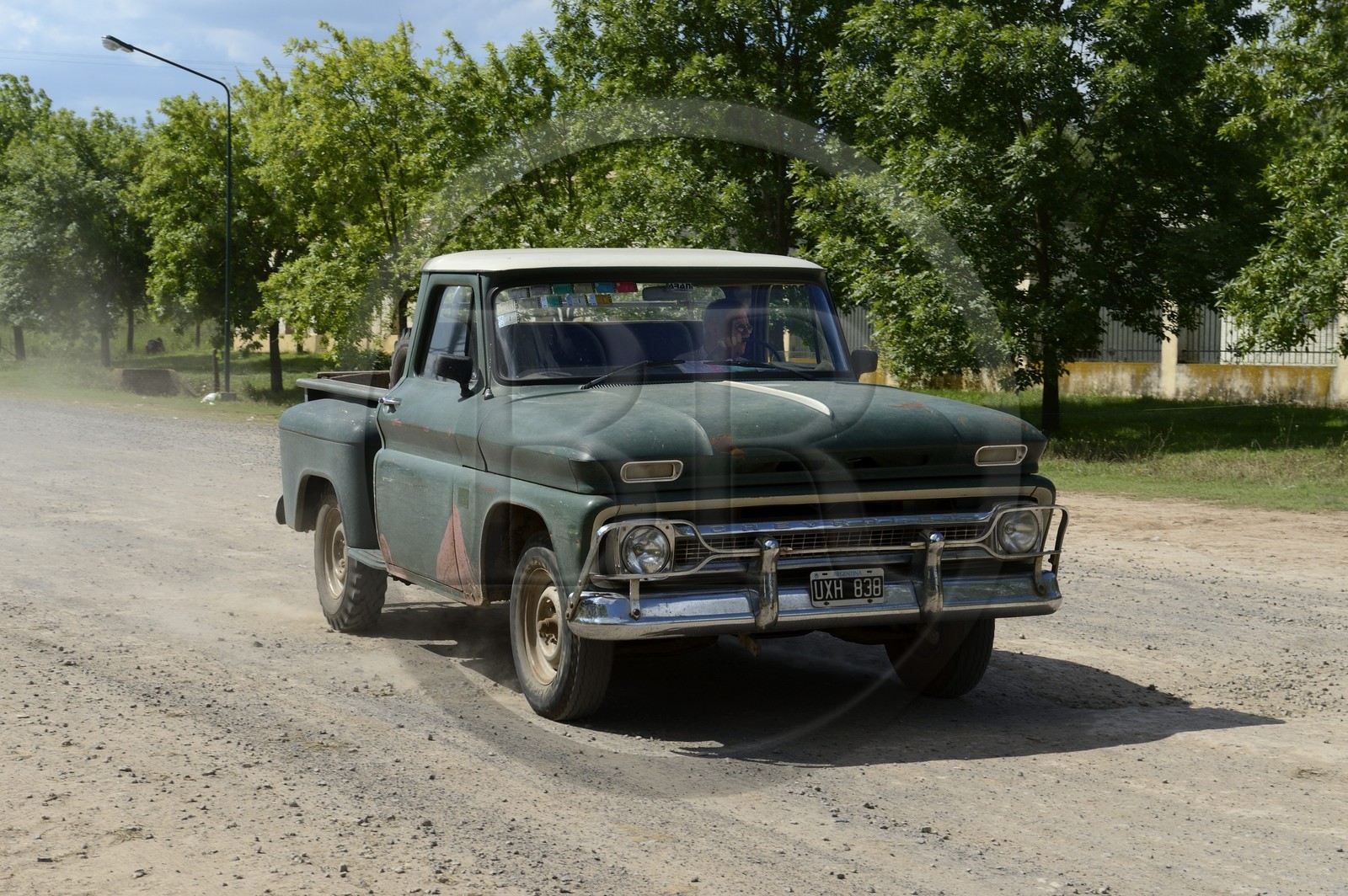 Argentine, province de Buenos Aires, San Antonio de Areco, vieux pick-up de Chevrolet