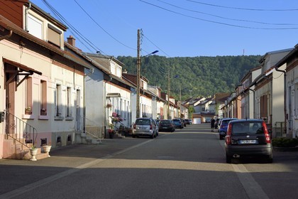 France, Moselle (57), Stiring-Wendel, ancien quartier de logements ouvriers de la cité industrielle crée par la famille Wendel pour les mines de charbon