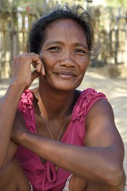 Philippines, Calamian Islands dans le nord de Palawan, Uson Island dans la baie de Coron, village de Barangay Lajala, Sinaida Bering