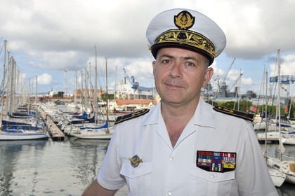 France, Var, Toulon, the naval base (Arsenal), the Mediterranean maritime prefecture, Admiral Vandier, commander of the Toulon Defense Base