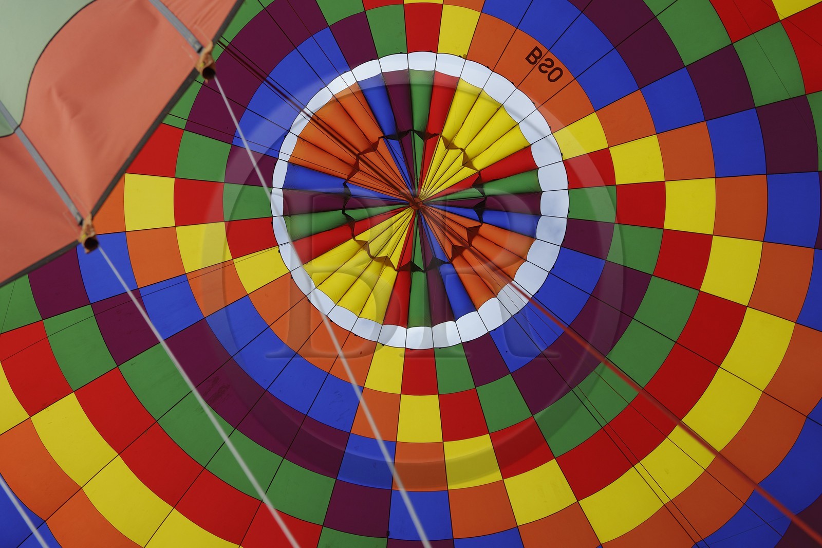 Turkey, Central Anatolia, Nevsehir Province, Cappadocia, hot air balloon