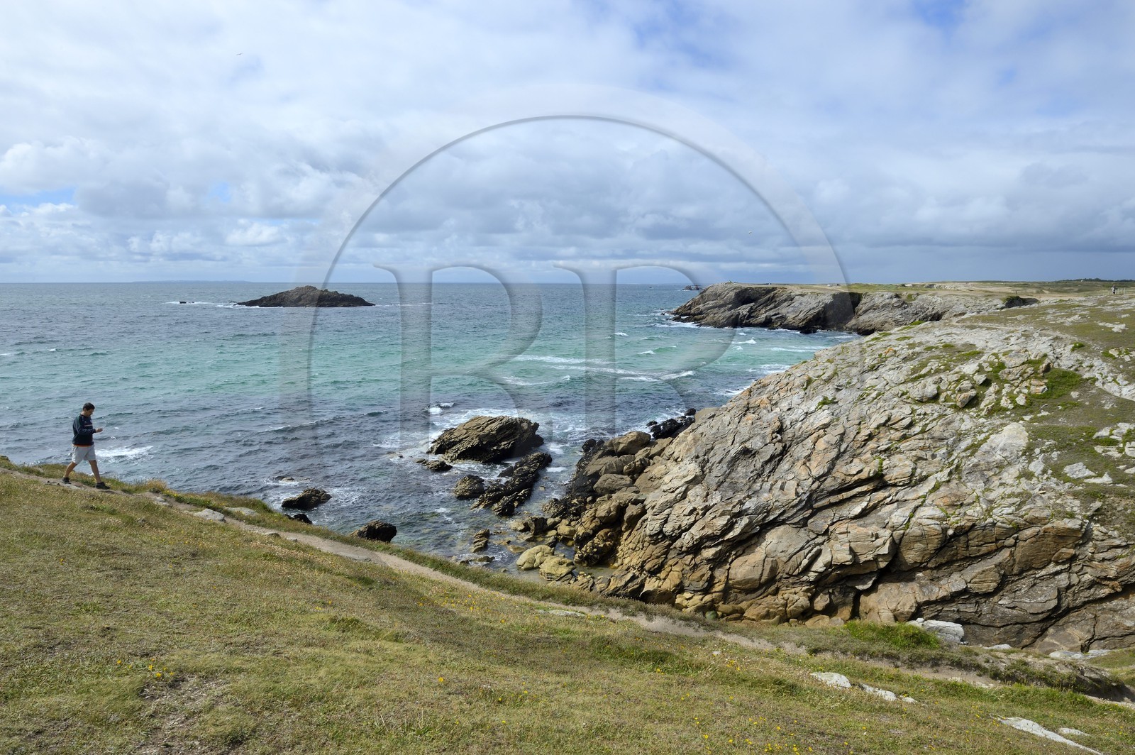 France, Morbihan (56), Presqu'île de Quiberon, la côte sauvage