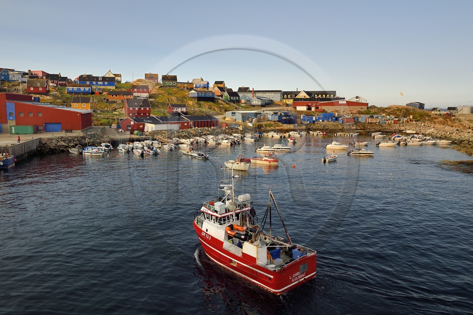 Greenland, west coast, Baffin Bay, Upernavik port