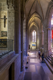 France, Ille-et-Vilaine (35), Côte d'Emeraude, Saint-Malo, Cathédrale Saint-Vincent de Saint-Malo