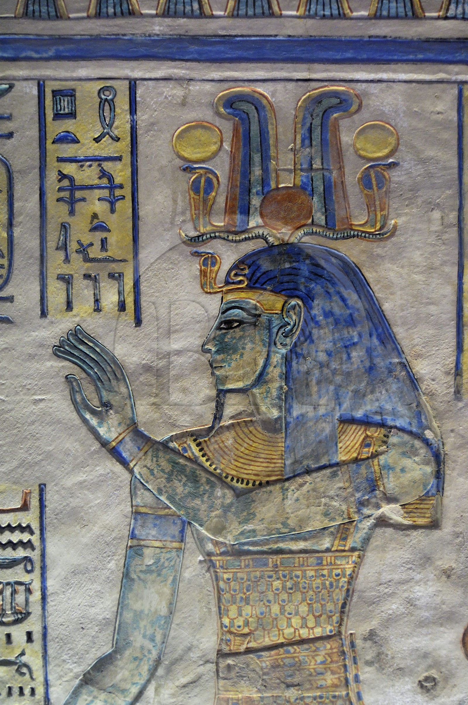 Egypt, Upper Egypt, Nile Valley, surroundings of Luxor, West bank, Thebes Necropolis listed as World Heritage by UNESCO, Valley of the Queens (Wadi el-Malikat), the tomb of Amon Her-Khopeschef