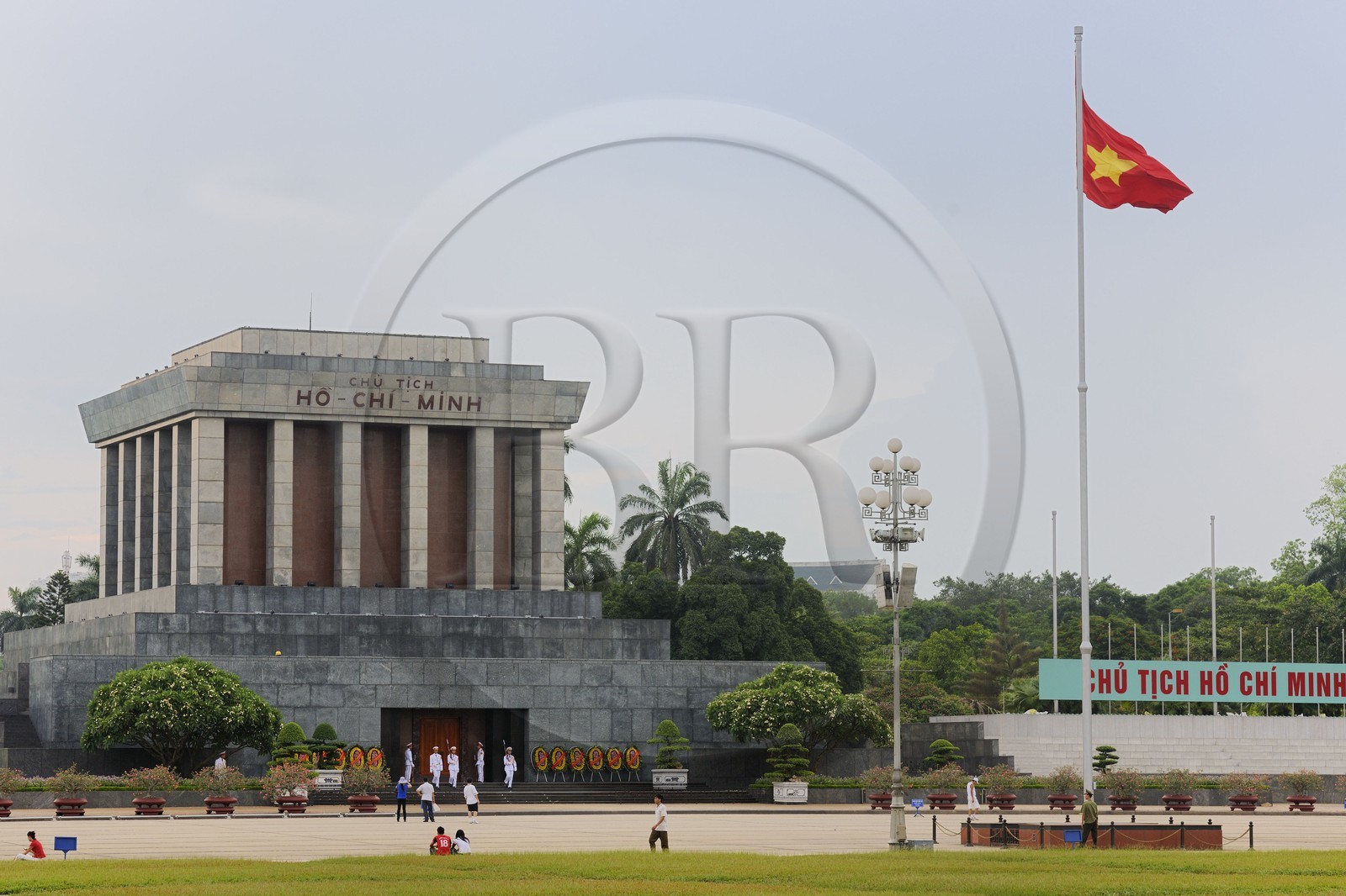 Vietnam, Hanoi, Ho Chi Minh Mausoleum