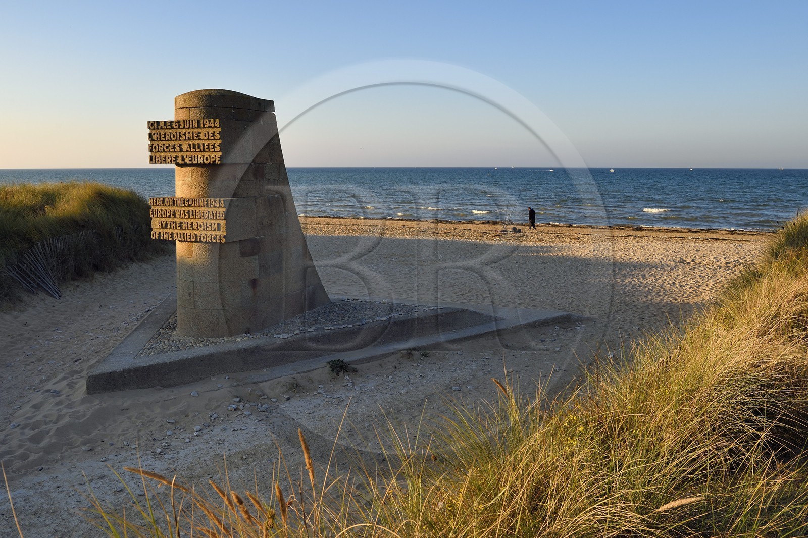 France, Calvados (14), Courseulles-sur-Mer, monument commémoratif du débarquement des alliés de Juno Beach