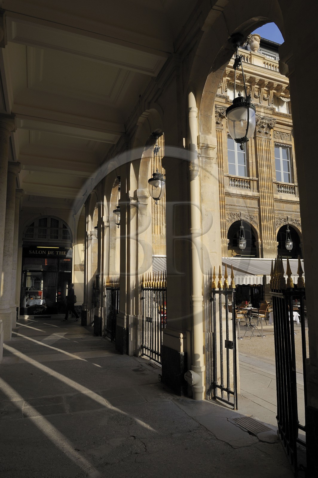 France, Paris, Galerie de Beaujolais and Galeris de Valois in the background
