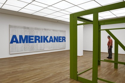 Allemagne, Berlin, Moabit, Hamburger Bahnhof, ancienne gare du XIXème siècle devenue en 1996 un musée d'art contemporain (Museum für Gegenwart)