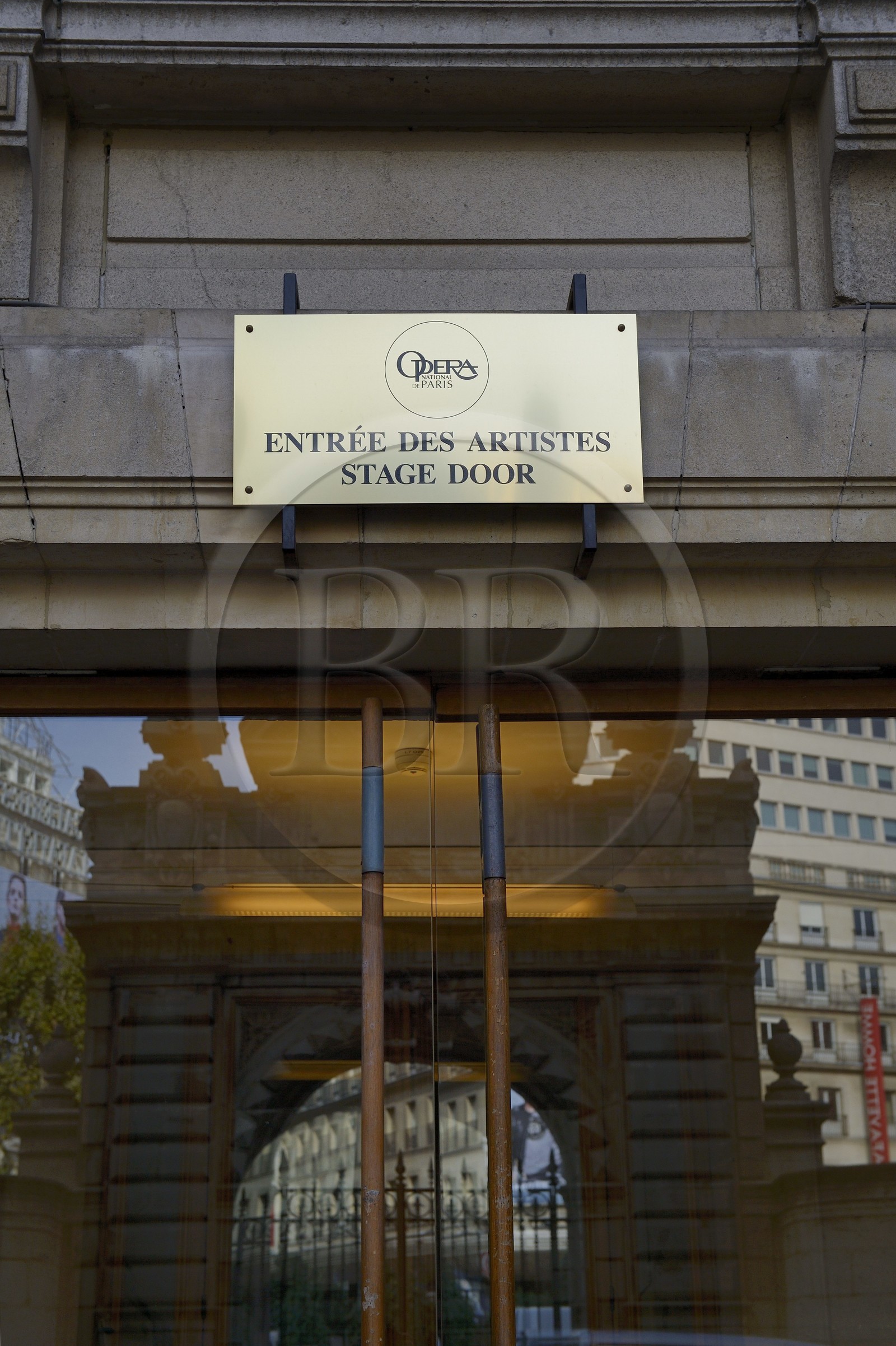 France, Paris (75), Opéra Garnier, l'entrée des artistes