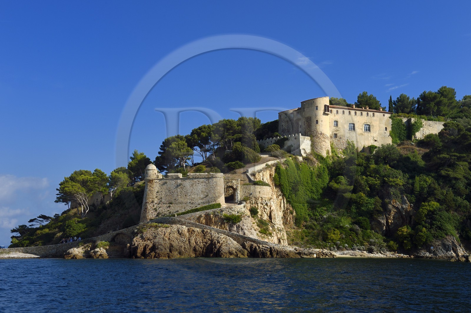 France, Var (83), Bormes les Mimosas, Fort de Brégançon, résidence officielle du président de la République