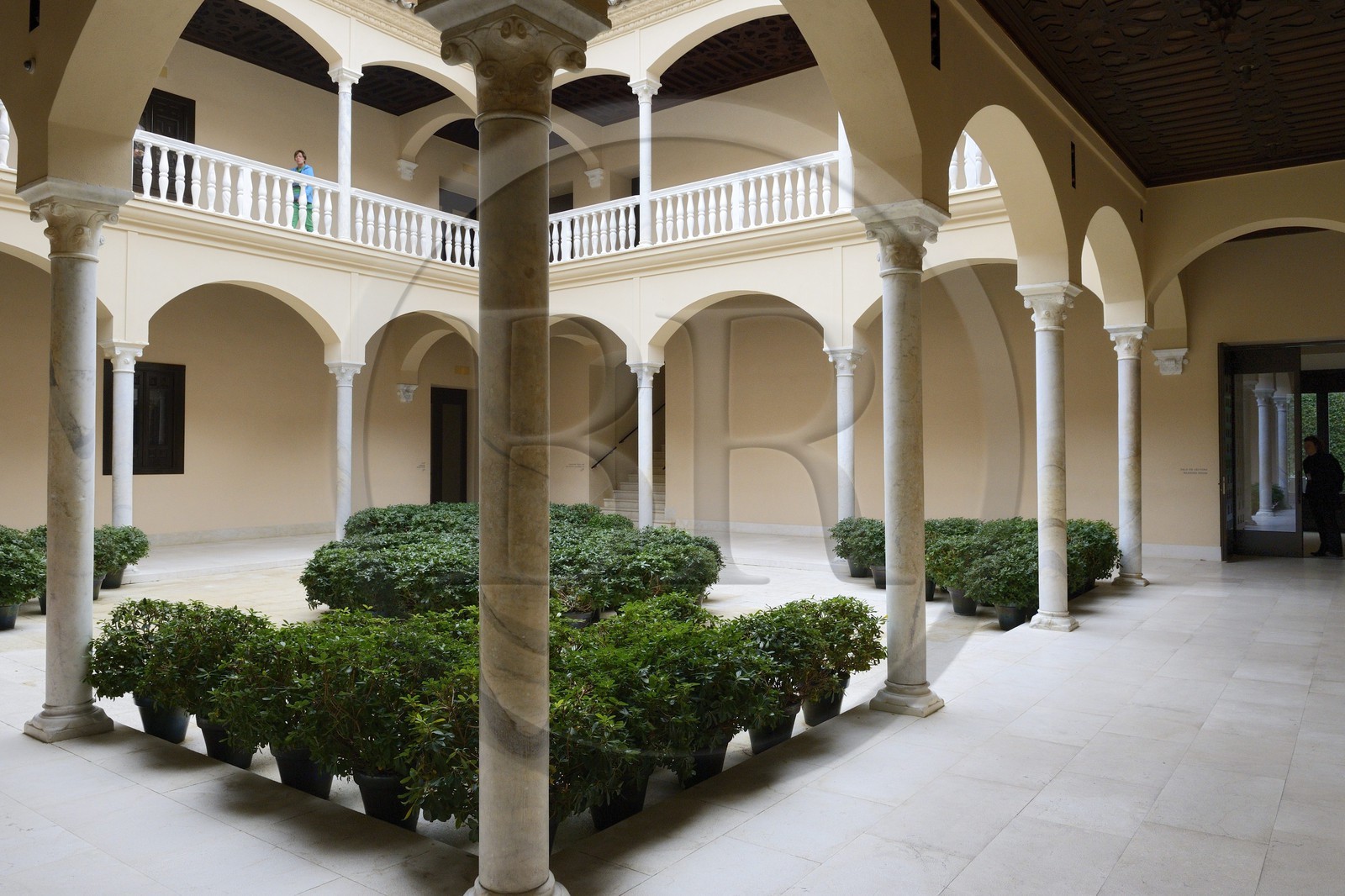 Espagne, Andalousie, Malaga, Musée Picasso qui occupe le Palais de Buenavista