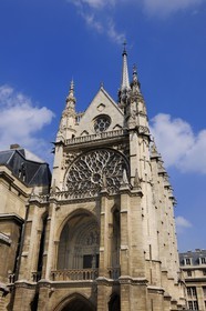 France, Paris, ile de la Cité, the Sainte Chapelle (the Holy Chapel)