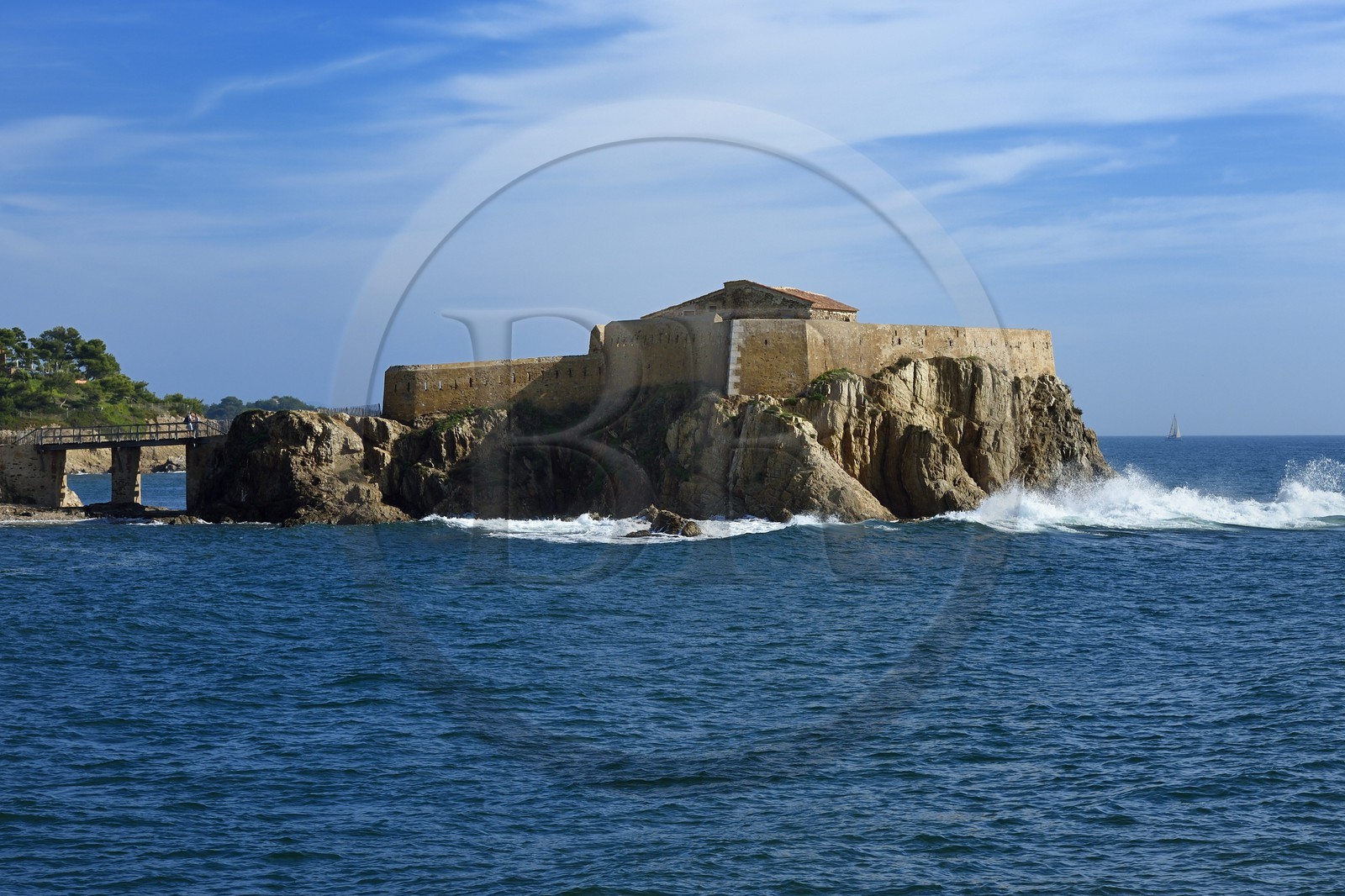 France, Var (83), Hyères, Parc National de Port Cros, Hyères, Presqu'île de Giens, la tour Fondue
