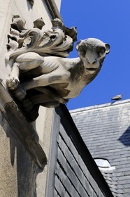 France, Paris, Musee du Moyen-Age (Middle Ages Museum), the former Hotel de Cluny, Chimera