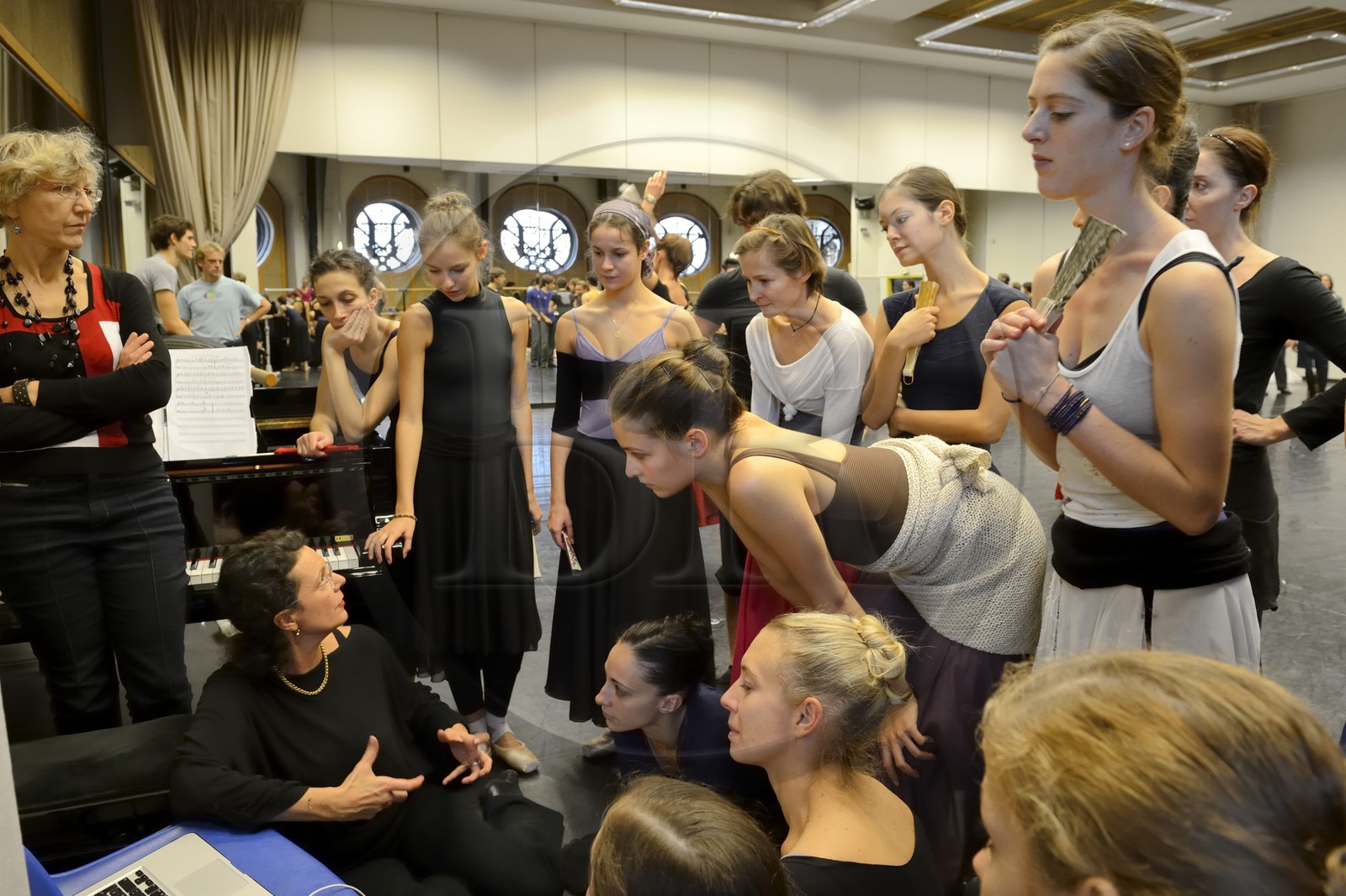 France, Paris (75), Opéra Garnier, répetition de Don Quichotte, maitresse de ballet Clotilde Vayer