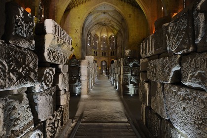 France, Aude (11), Narbonne, musée Lapidaire dans l’église désaffectée Notre Dame de Lamourguier