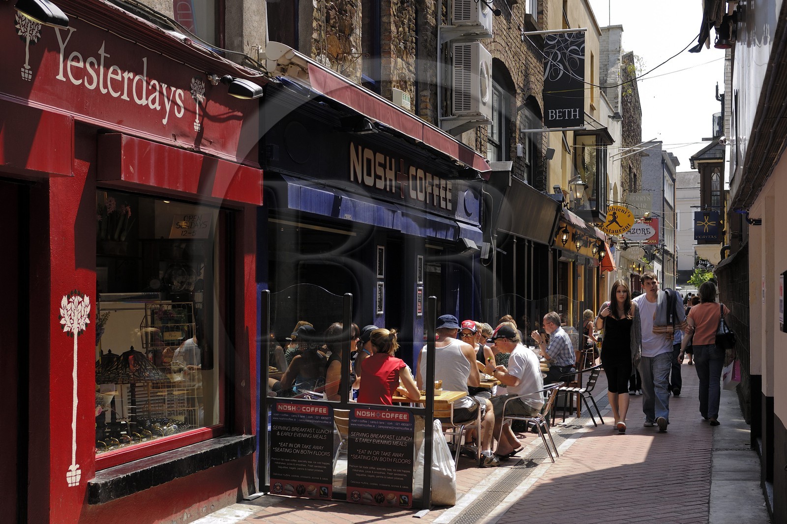 Irlande, Comté de Cork, Cork, rue commercante Careys Lane