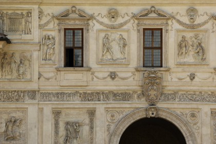 Italie, Latium, Rome, centre historique classé Patrimoine Mondial de l'UNESCO, la villa Médicis (villa Medici) est un palais situé sur le mont Pincio et héberge depuis 1803 l'Académie de France