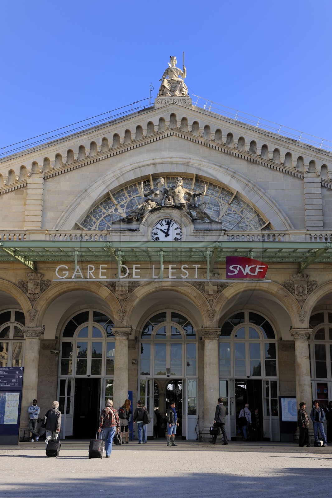 France, Paris (75), la Gare de l'Est