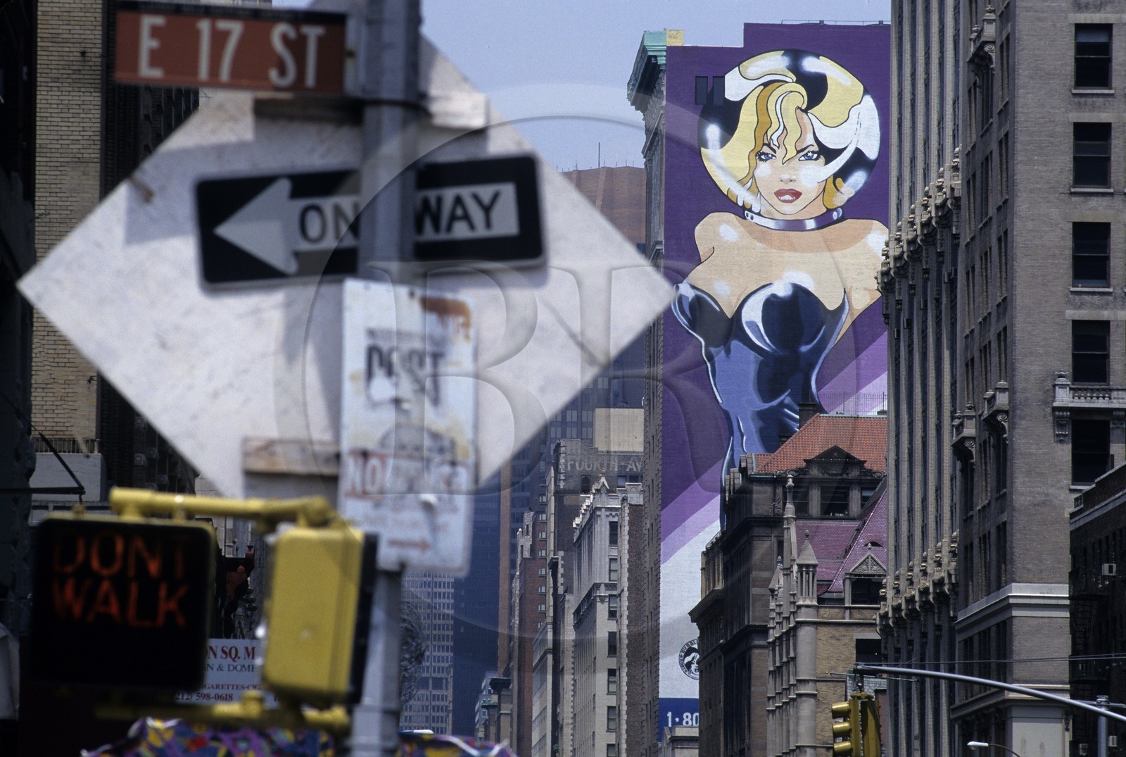 United States, New York City, Manhattan, Midtown, fresco in South Park Avenue