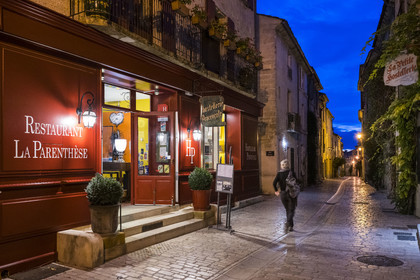 France, Gard, Uzès, Restaurant La Parenthèse and the Hostellerie Provencale
