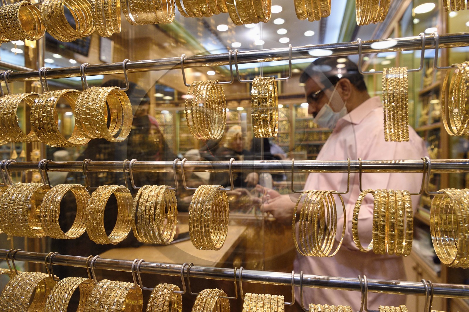 Sultanat d'Oman, Mascate, vieux Mascate, le souk de Muttrah, quartier des bijoutiers