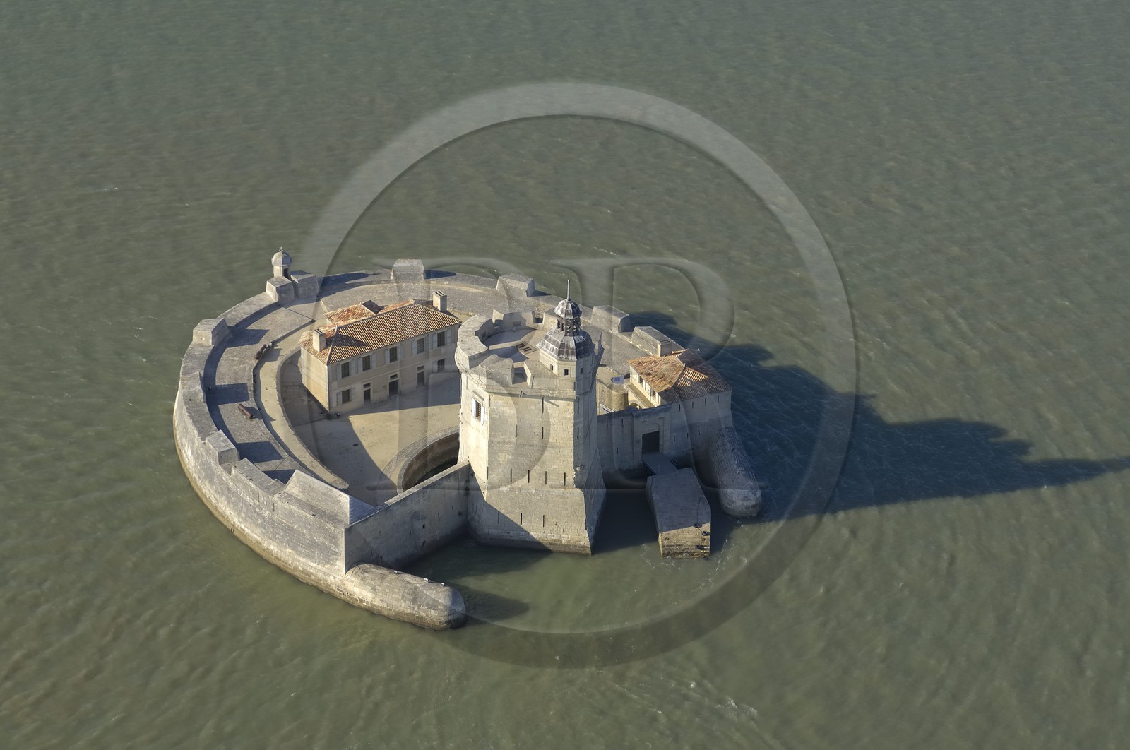 France, Charente-Maritime (17), Bourcefranc-le-Chapus, Fort Louvois ou Fort du Chapus (vue aérienne)